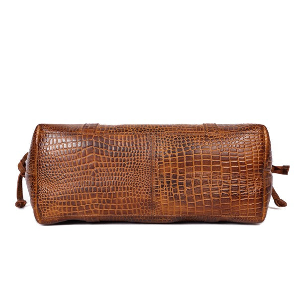 Leather Tote Bag Croco