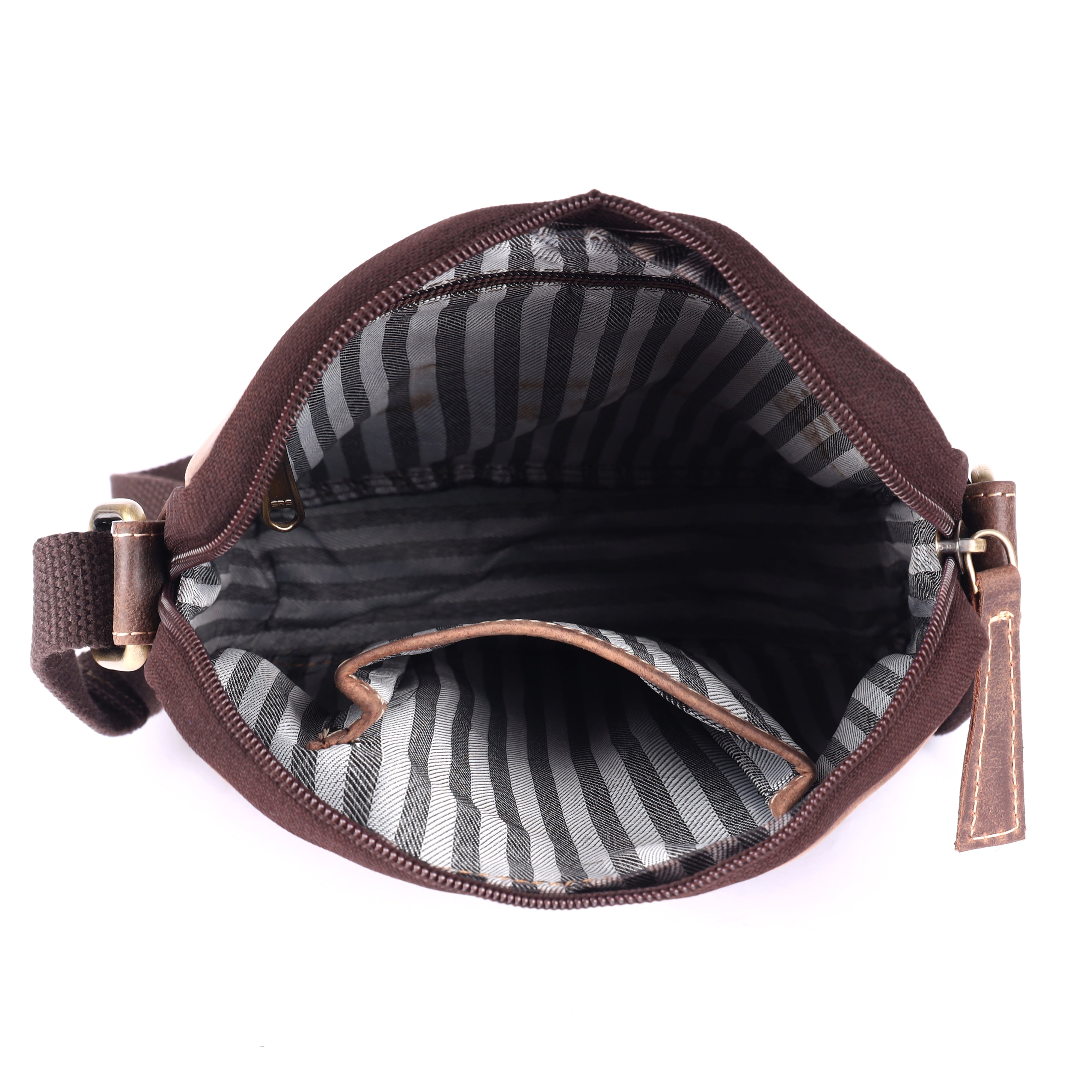 Men's Leather Crossbody Bag | Premium Full-Grain Pouch