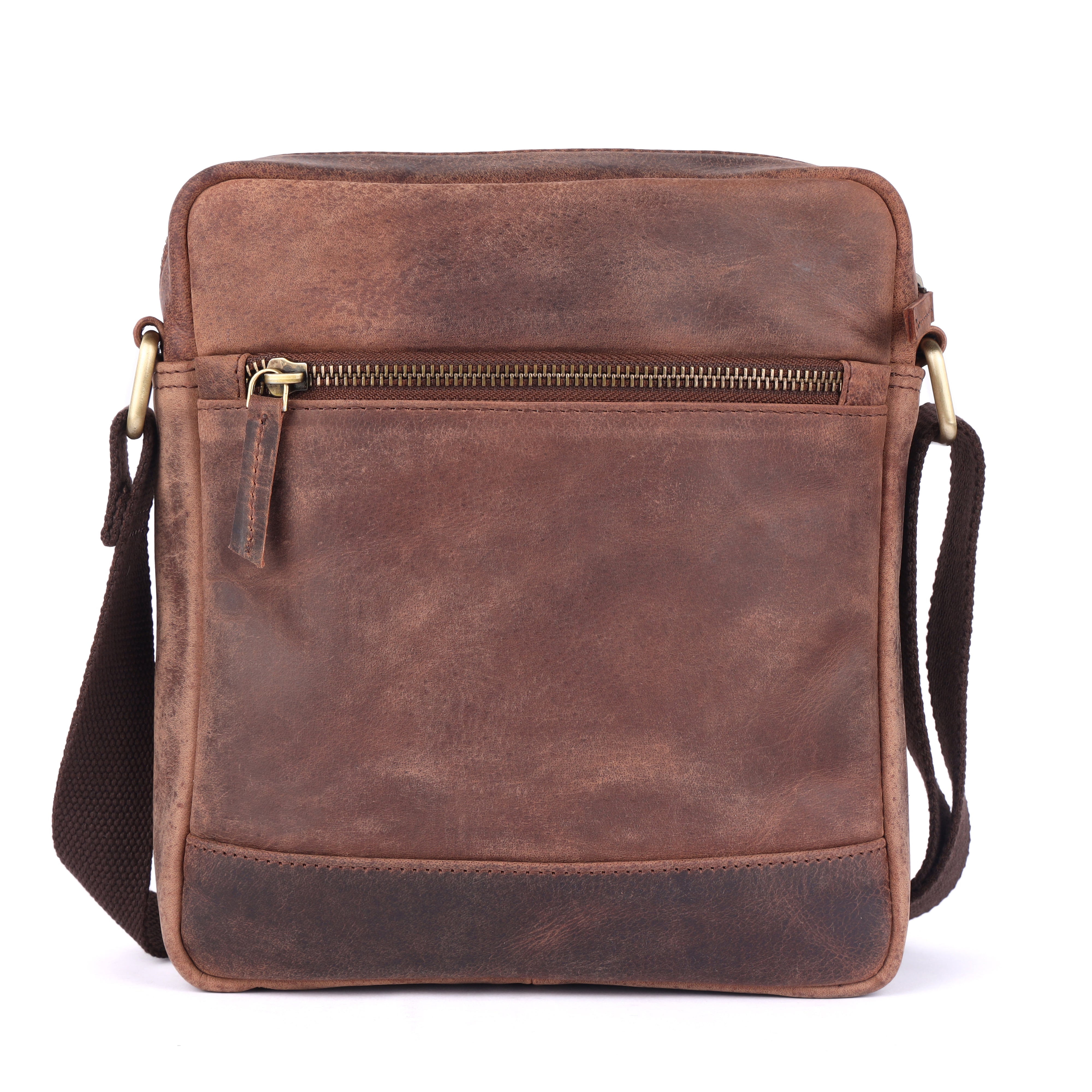 Men's Leather Utility Bag | Full-Grain Shoulder Pack