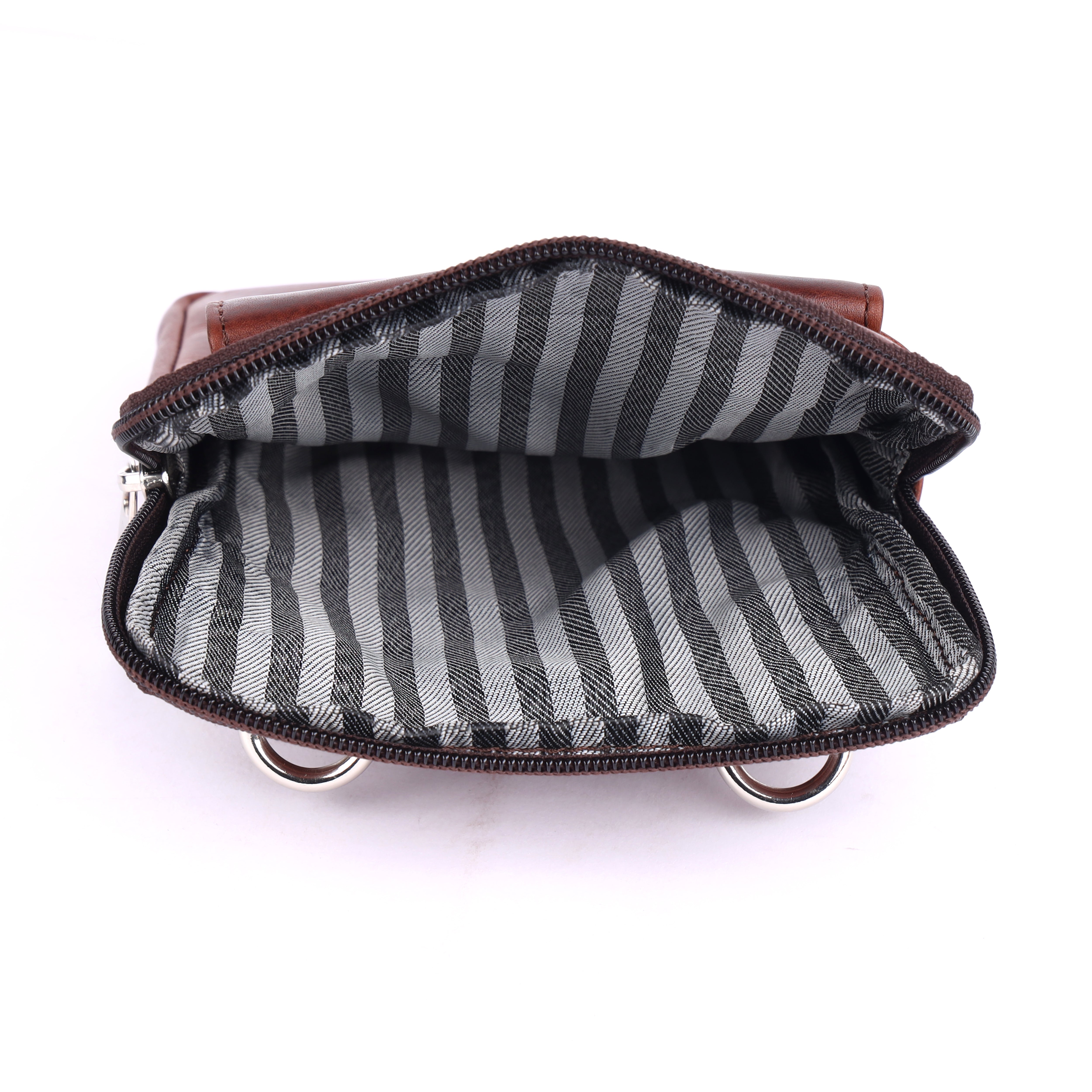 Leather Crossbody Bag | Compact Shoulder Pouch
