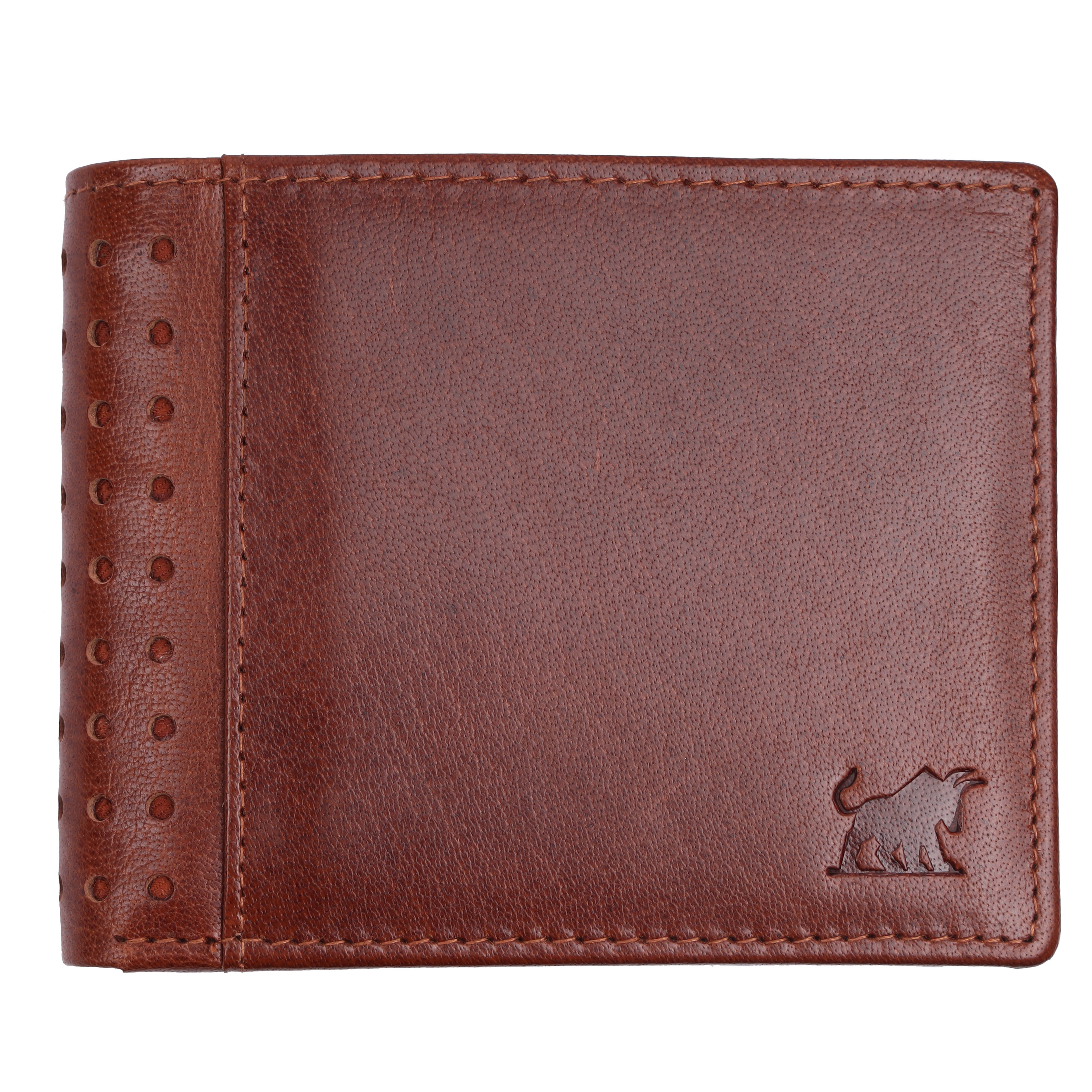 Men's Leather Bifold Wallet | Brown RFID Wallet with Detachable Card Holder
