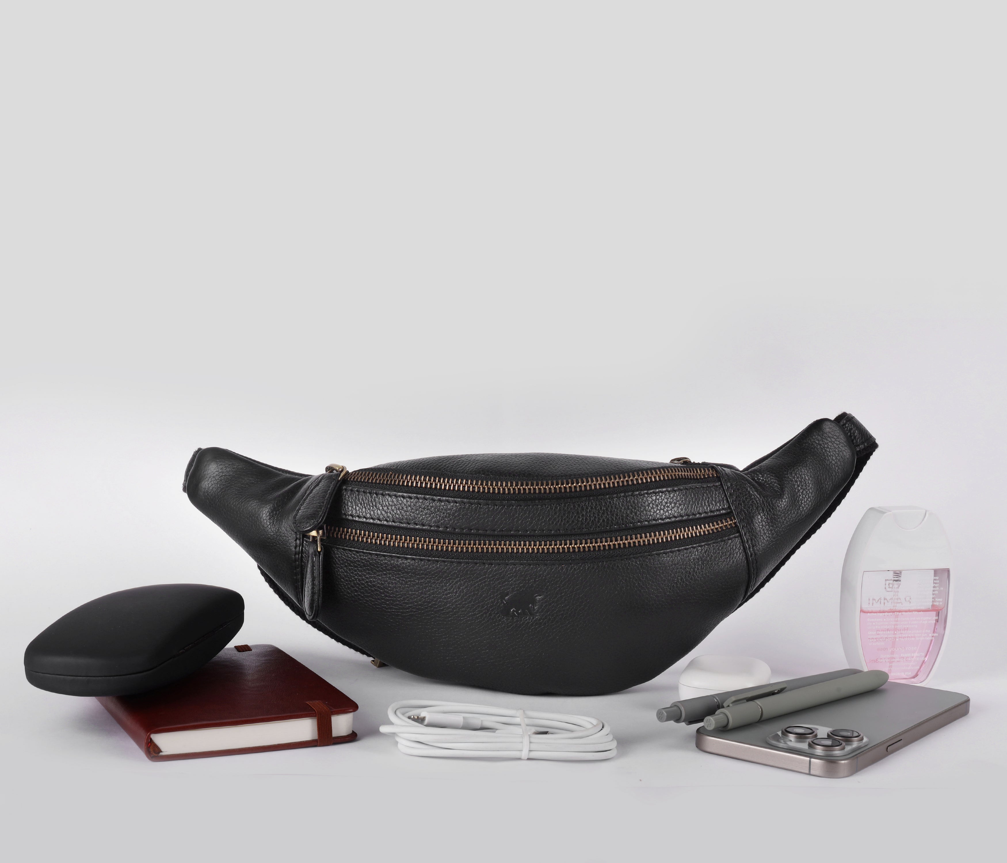 Leather Bum Bag GM Leather - Premium Handcrafted Fanny Pack(GM -NZ 2023)
