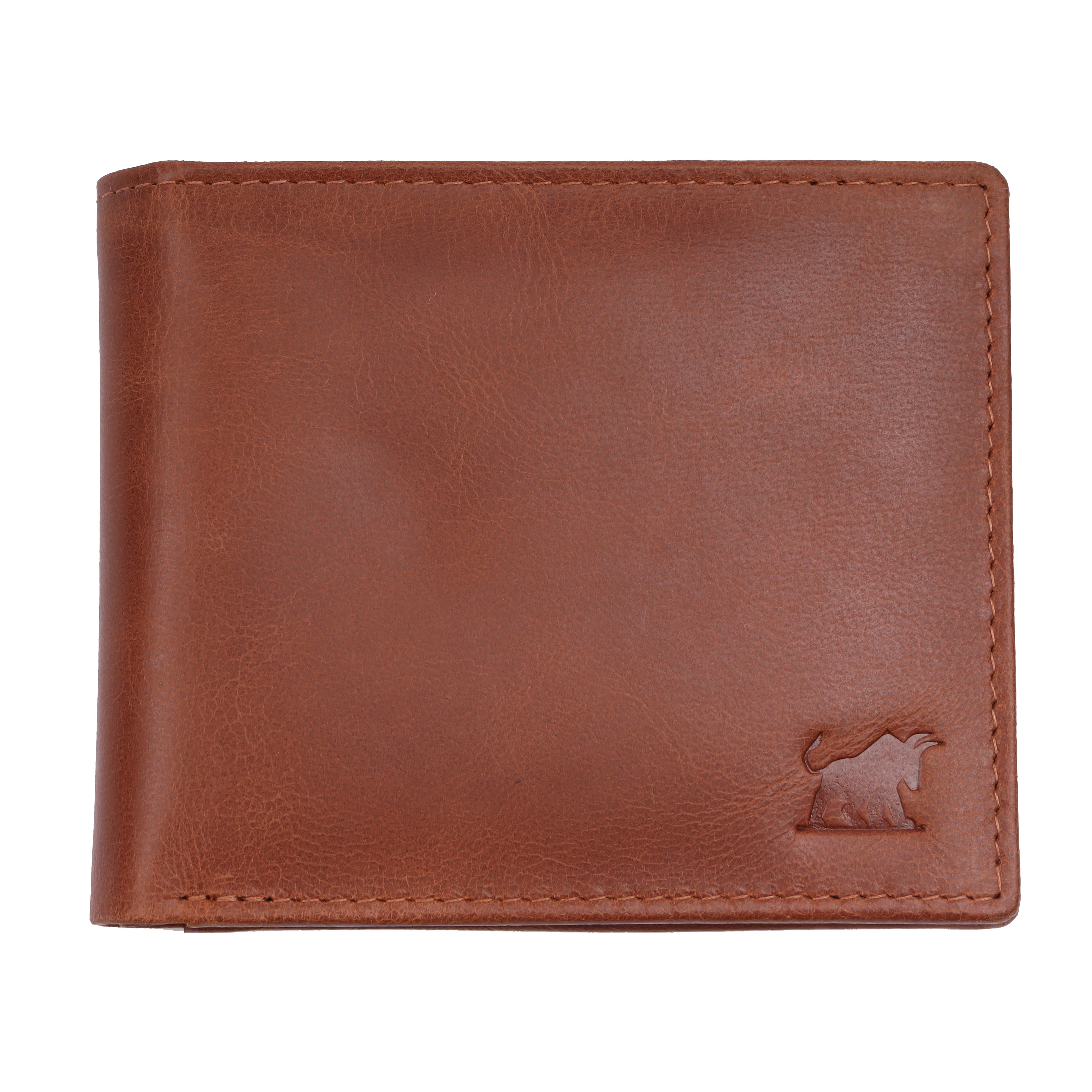 Men’s Tan Leather Classic Minimalist Bifold Wallet | GM Leather