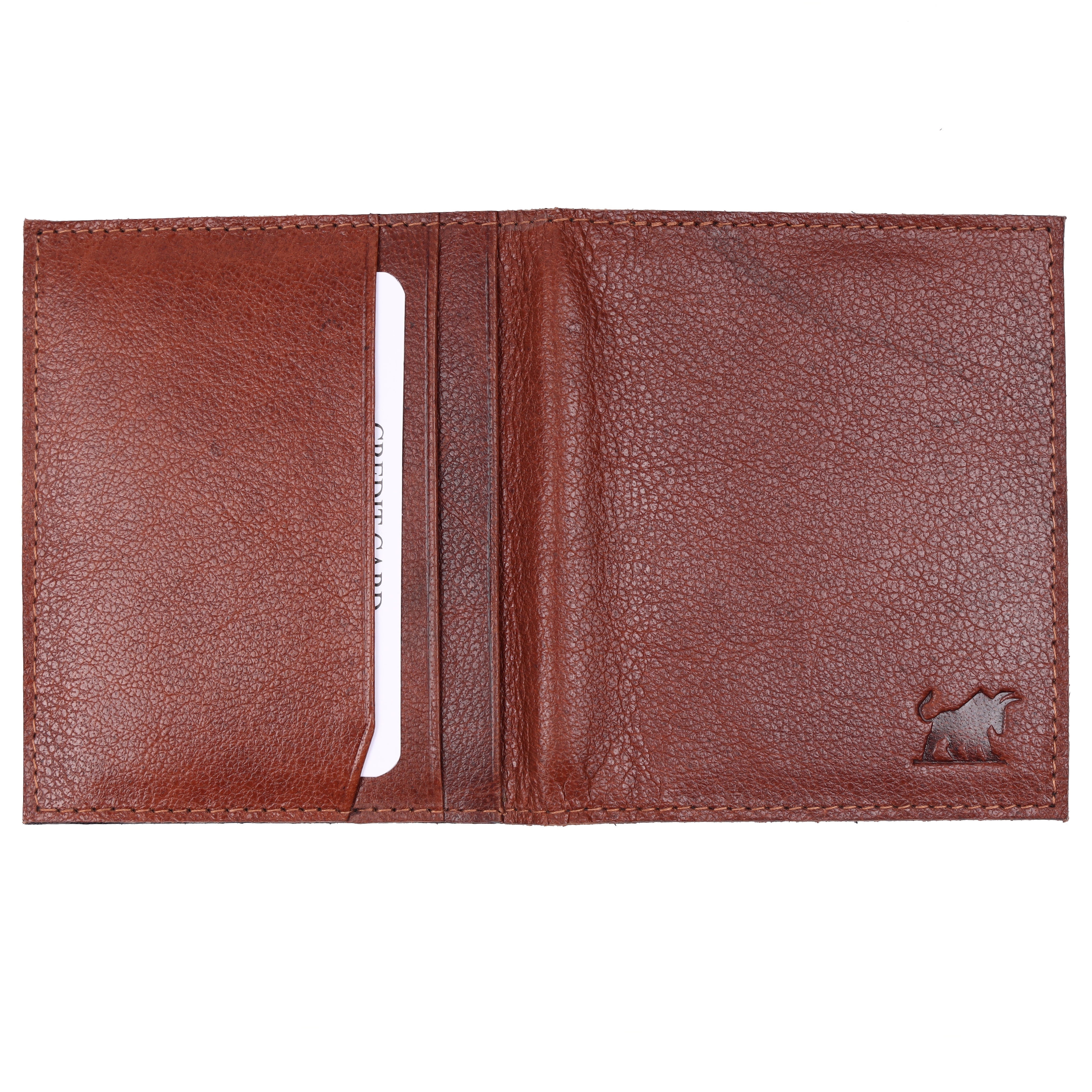 Men's RFID Brown & Black Leather Wallet | GM Leather NZ