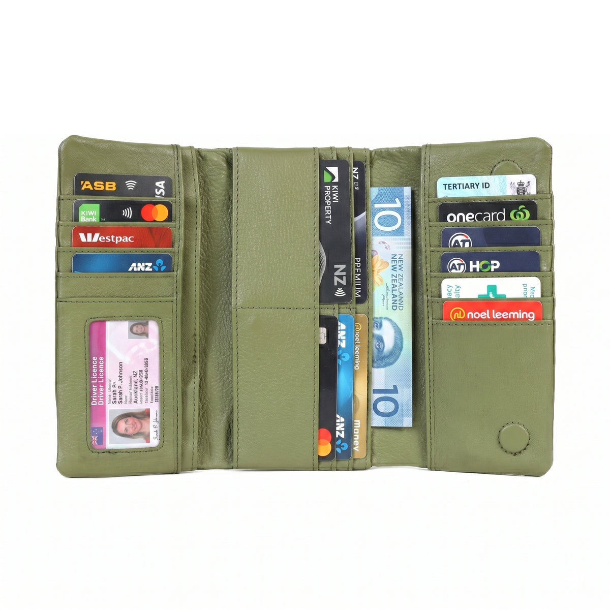 Luxury Leather Women's Matinee Magnetic Wallet | GM Leather Auckland(EL-GM-W34)