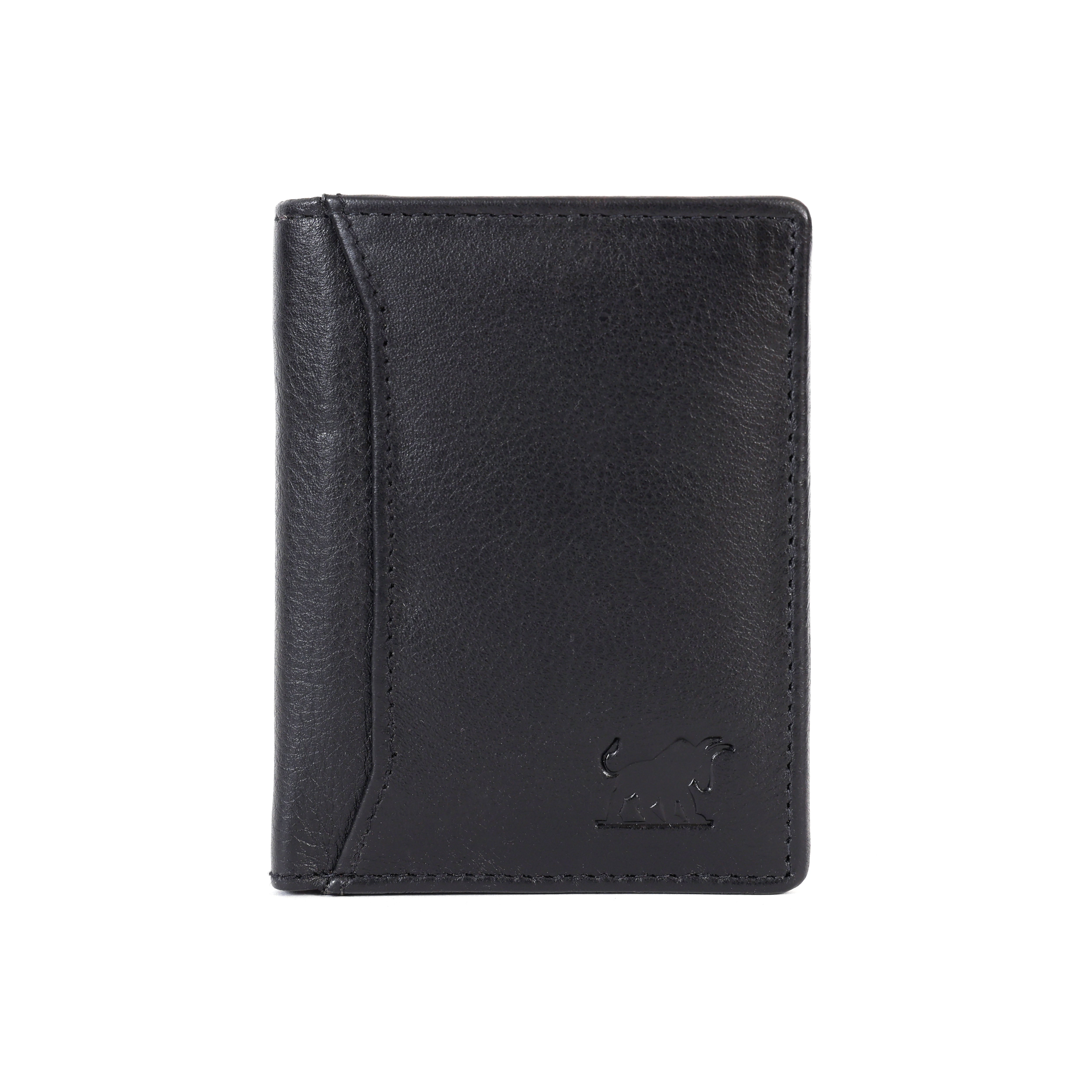 Leather Wallet in NZ | Slim Full-Grain Vertical Bifold (EL-GM-W33)