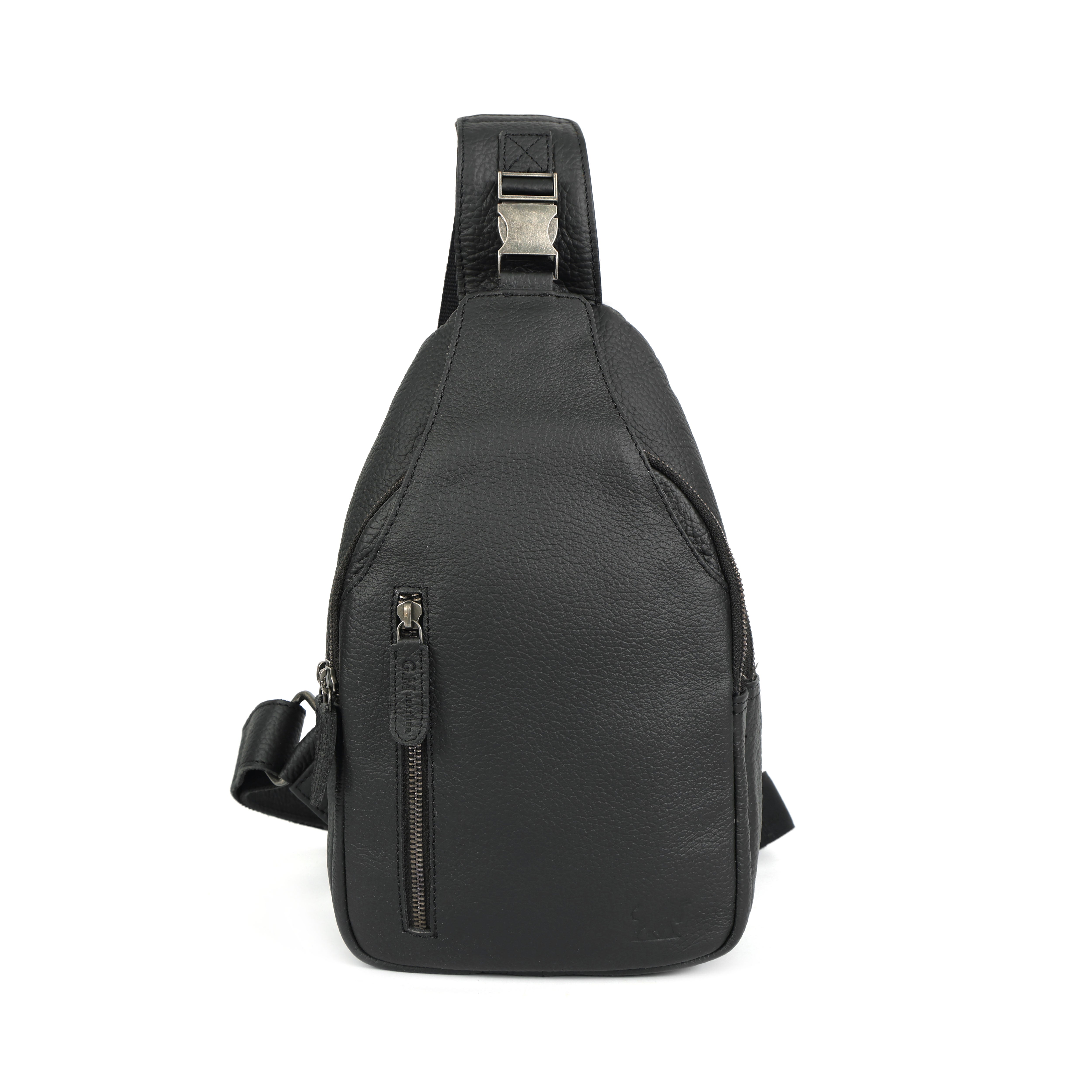 Leather Crossbody Chest Bag GM Leather Travel(EL-GM-07-V)