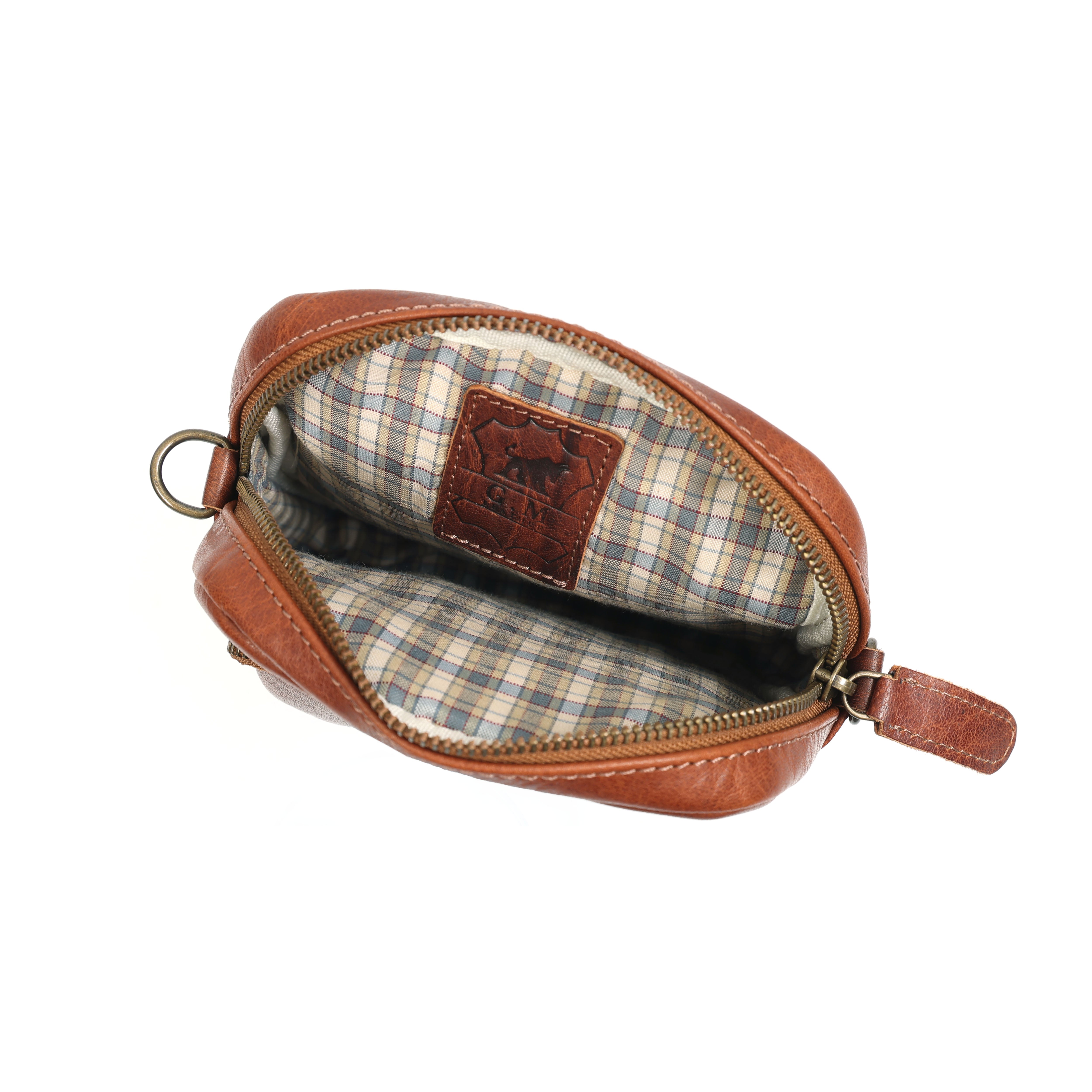 Premium Leather Mini Crossbody Bag | Concert Sling bag | GM Leather(EL-GM-7376-R)