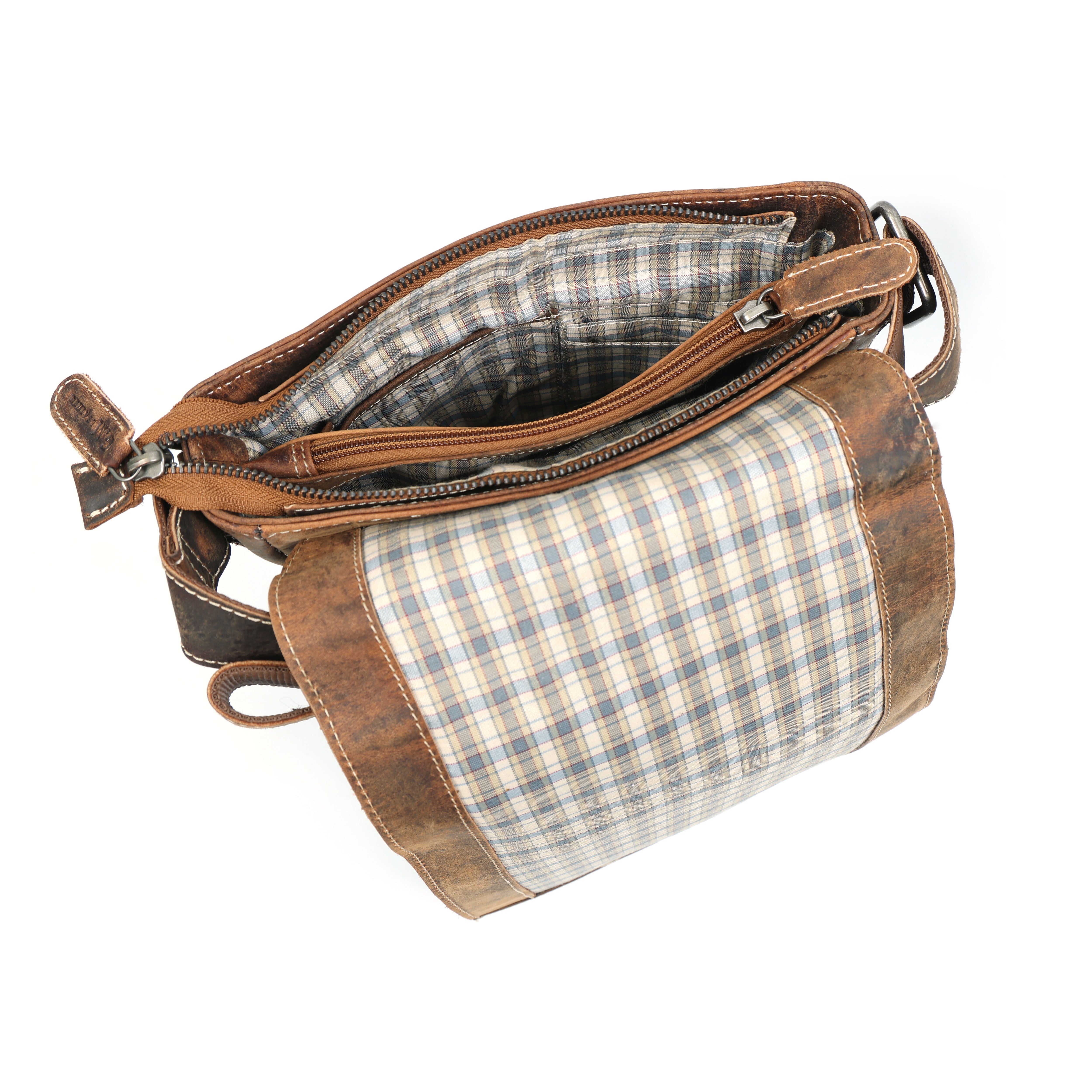 RhinoCraft Imperial Vintage Leather Messenger Bag