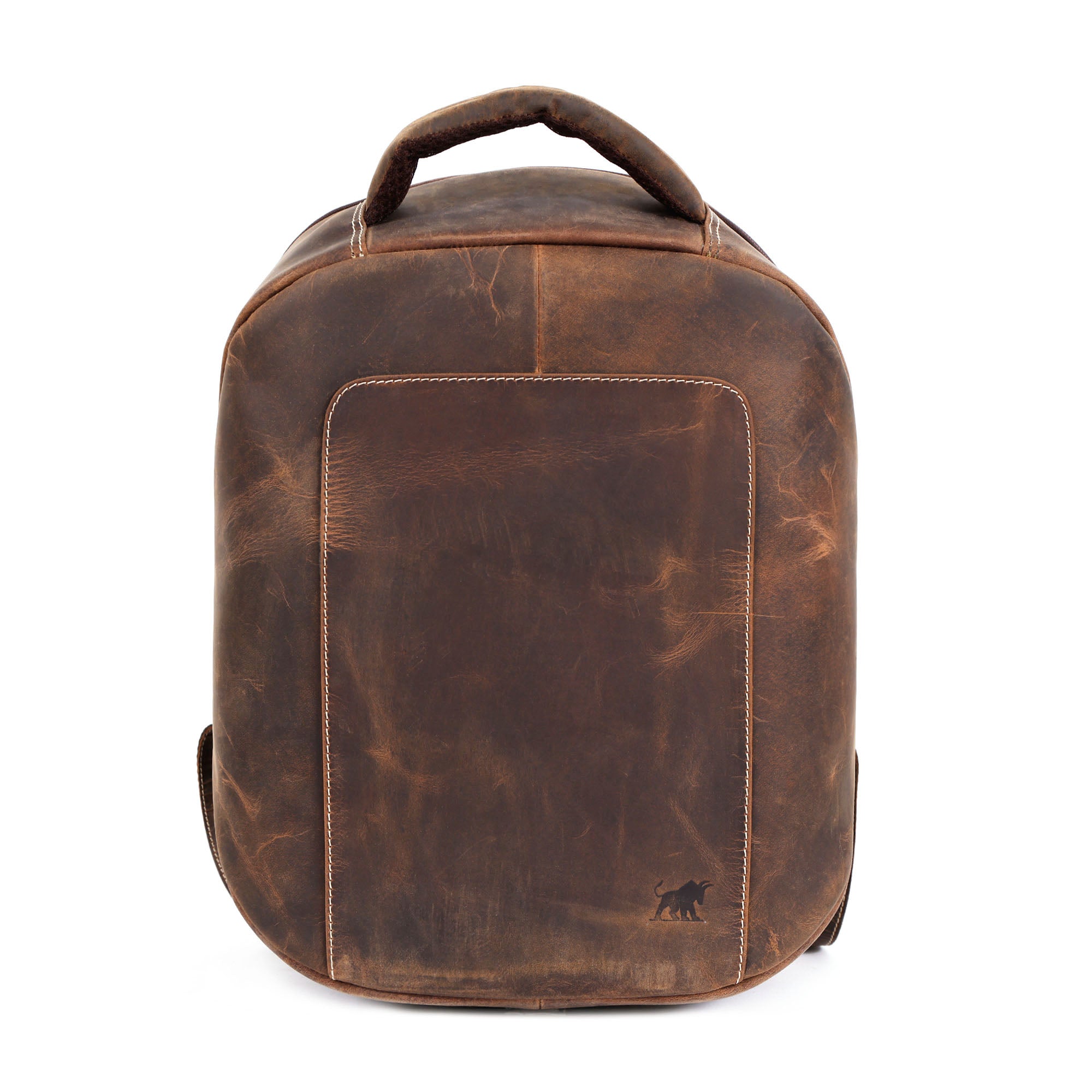 Heritage Hunter Leather Backpack - Premium Full-Grain Laptop Bag