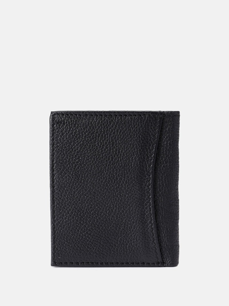 Men's Black Leather Bifold Wallet | GM Leather(LA-1404)