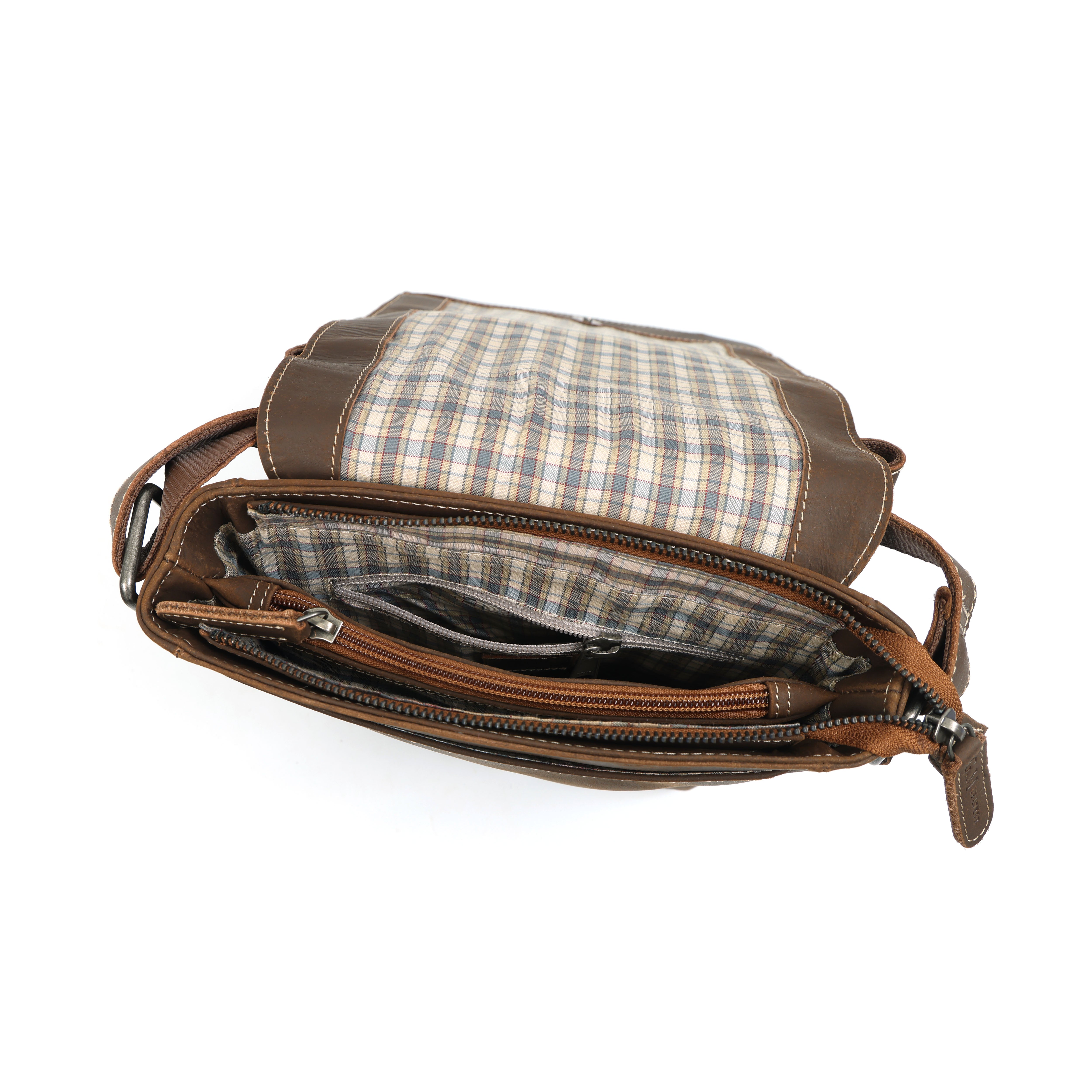 RhinoCraft Imperial Vintage Leather Messenger Bag