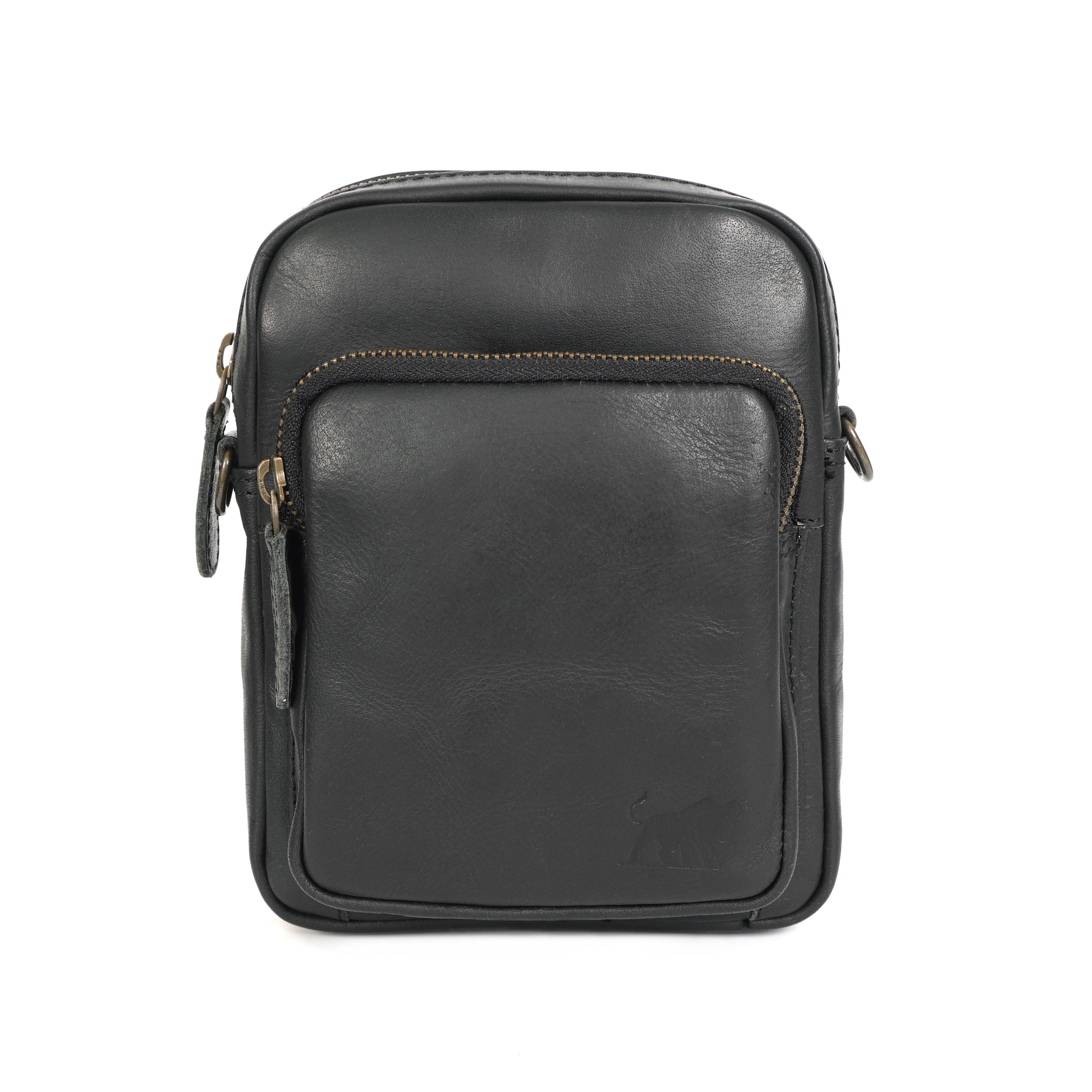 Premium Leather Mini Crossbody Bag | Concert Sling bag | GM Leather(EL-GM-7376-R)