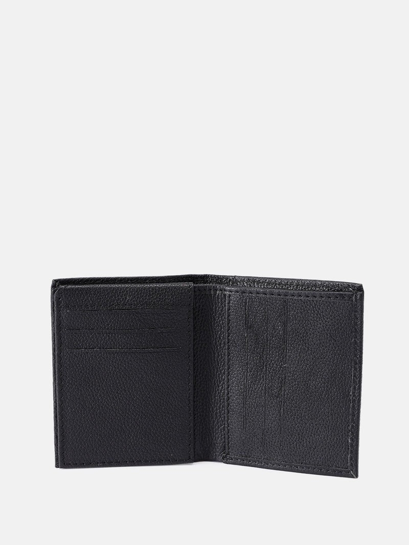 Men's Black Leather Bifold Wallet | GM Leather(LA-1404)