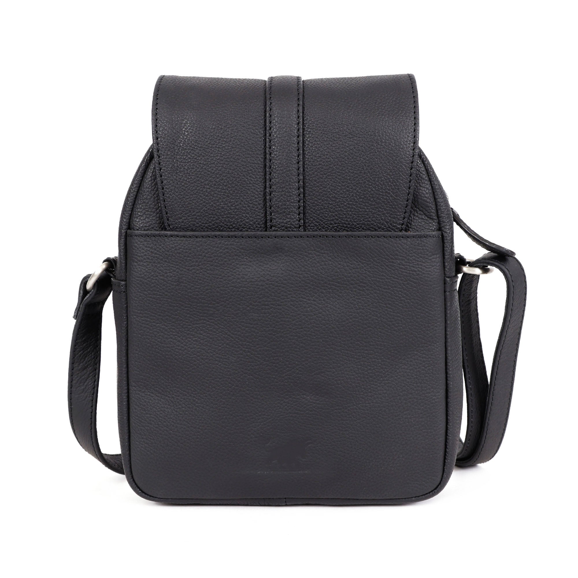 Premium Black Leather Sling Bag | Genuine Leather Crossbody Bag| Durable & Stylish NZ & AU(EL-GM-41F)
