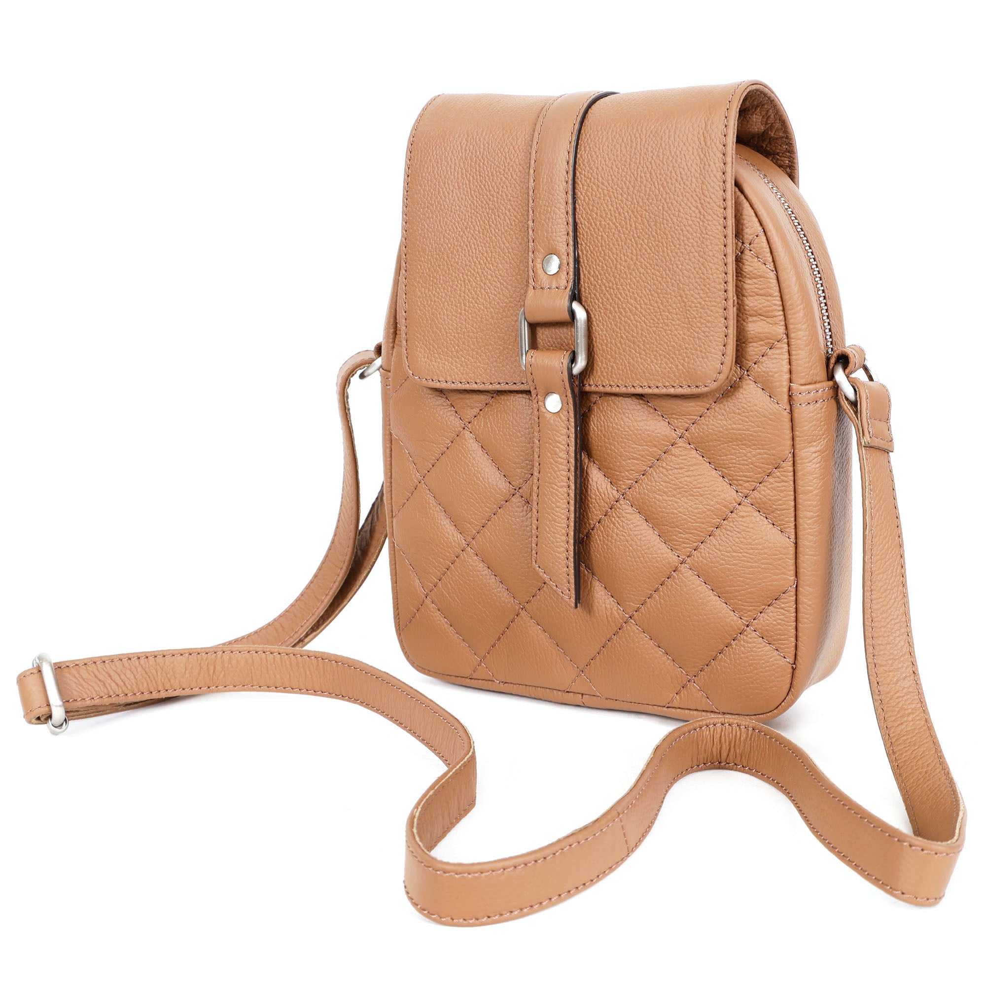 Premium Black Leather Sling Bag | Genuine Leather Crossbody Bag| Durable & Stylish NZ & AU(EL-GM-41F)