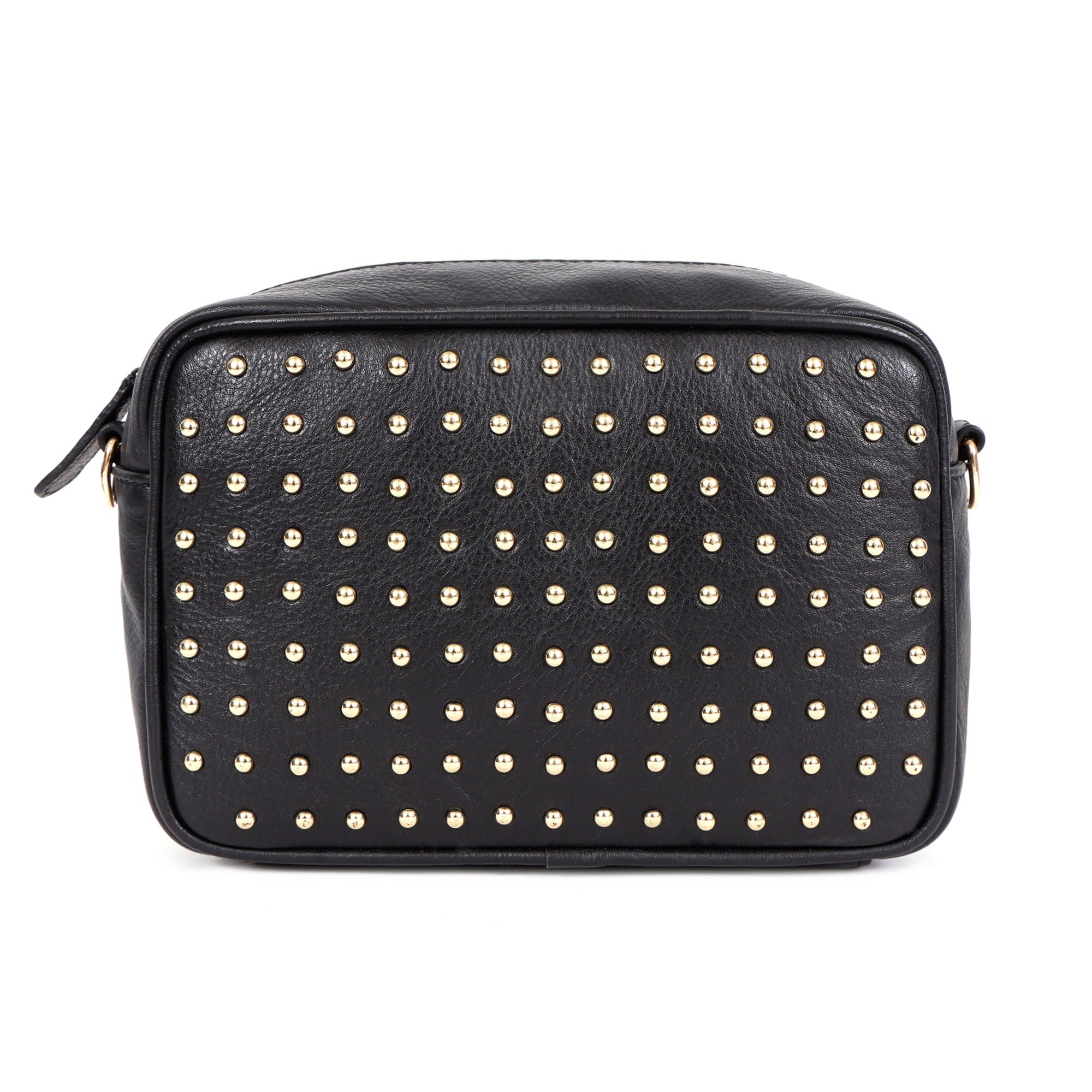 GM Leather Studded Crossbody Bag | Premium Leather Sling(EL-GM-505-E)