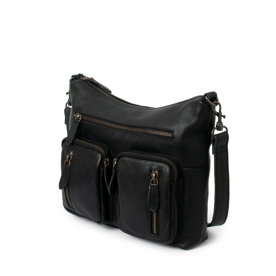 Vintage Leather Crossbody Bag – Convertible Everyday Companion(EL-GM-8441-R)