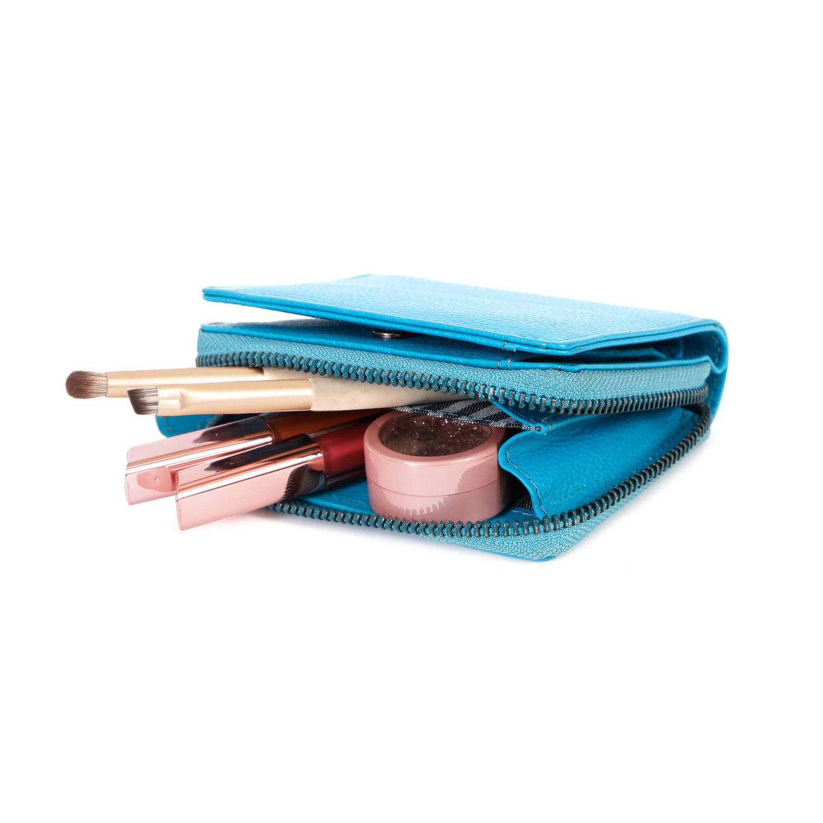 Womens Leather Clutch Wallet with Zip | GM Leather Auckland(EL-GM-W1)