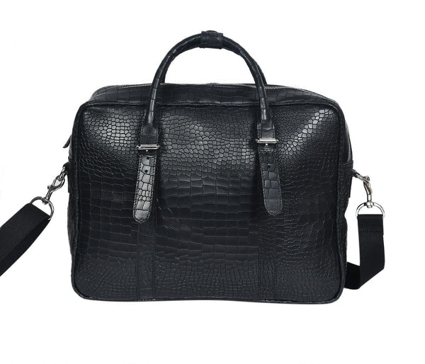 Premium Croco Leather Office Laptop Bag – Stylish & Durable Business Bag