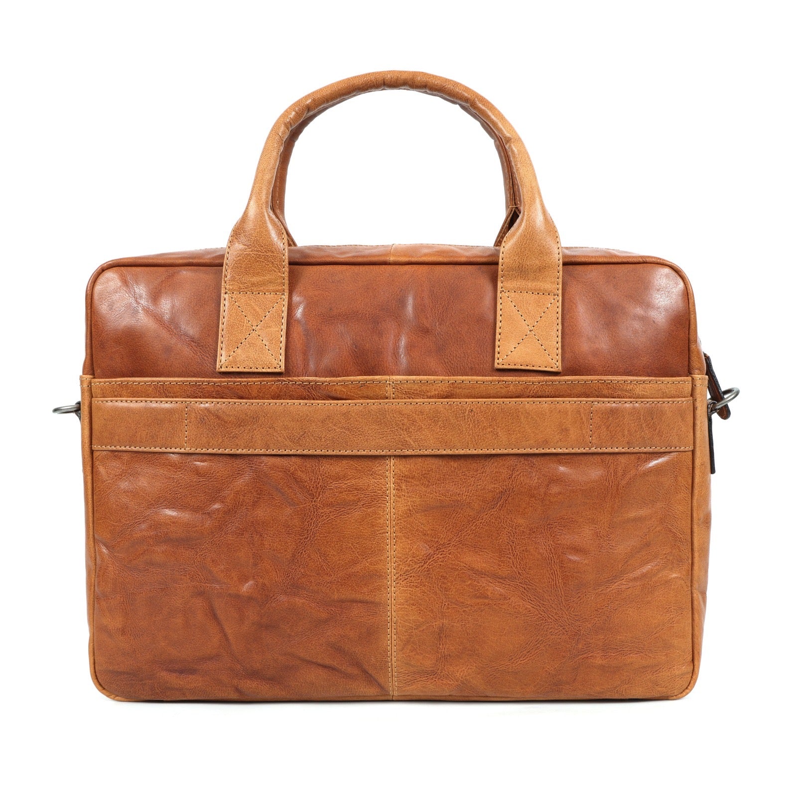 Handcrafted Full-Grain Leather Briefcase for 16-inch Laptops(El-409 limited edition)
