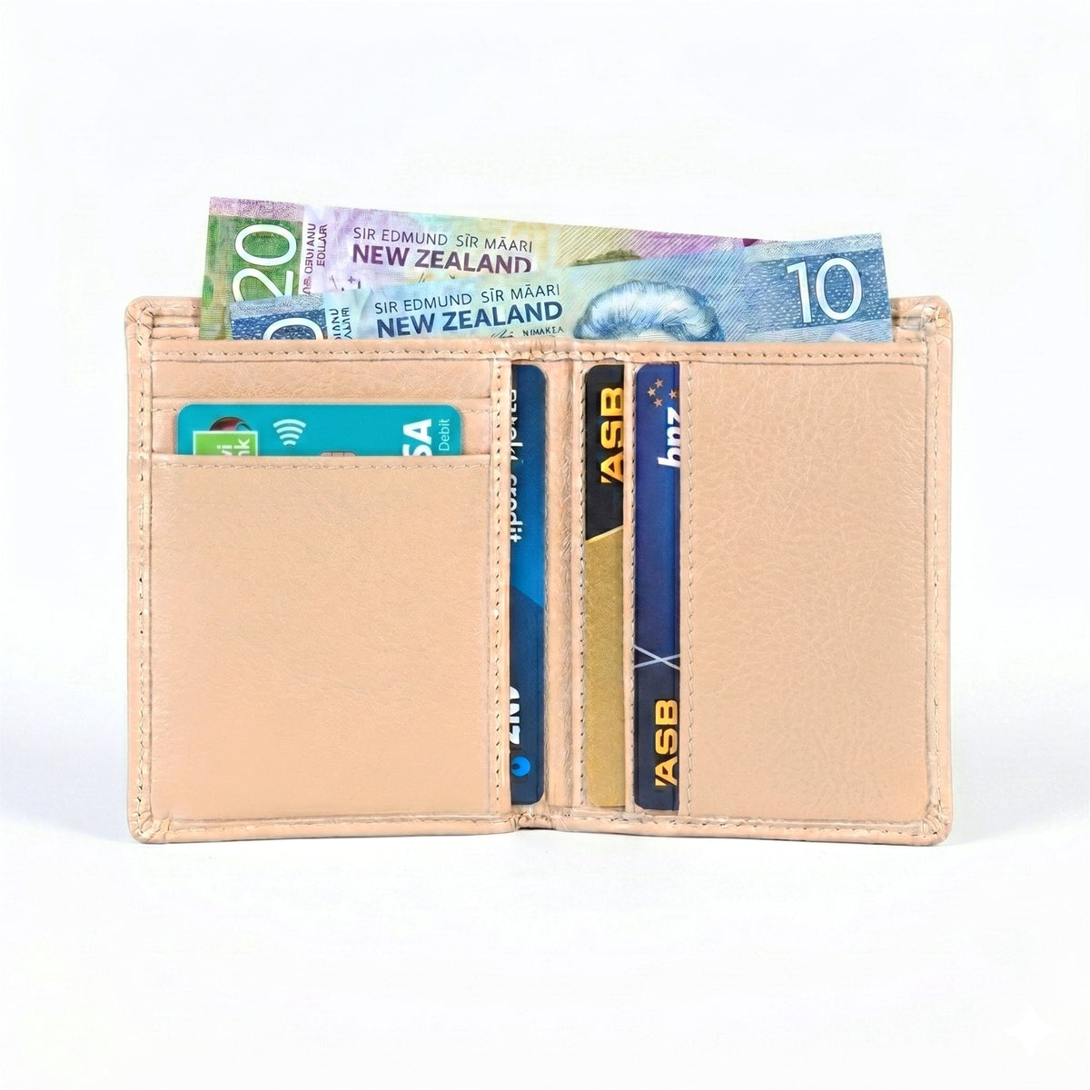 Leather Wallet in NZ | Slim Full-Grain Vertical Bifold (EL-GM-W33)