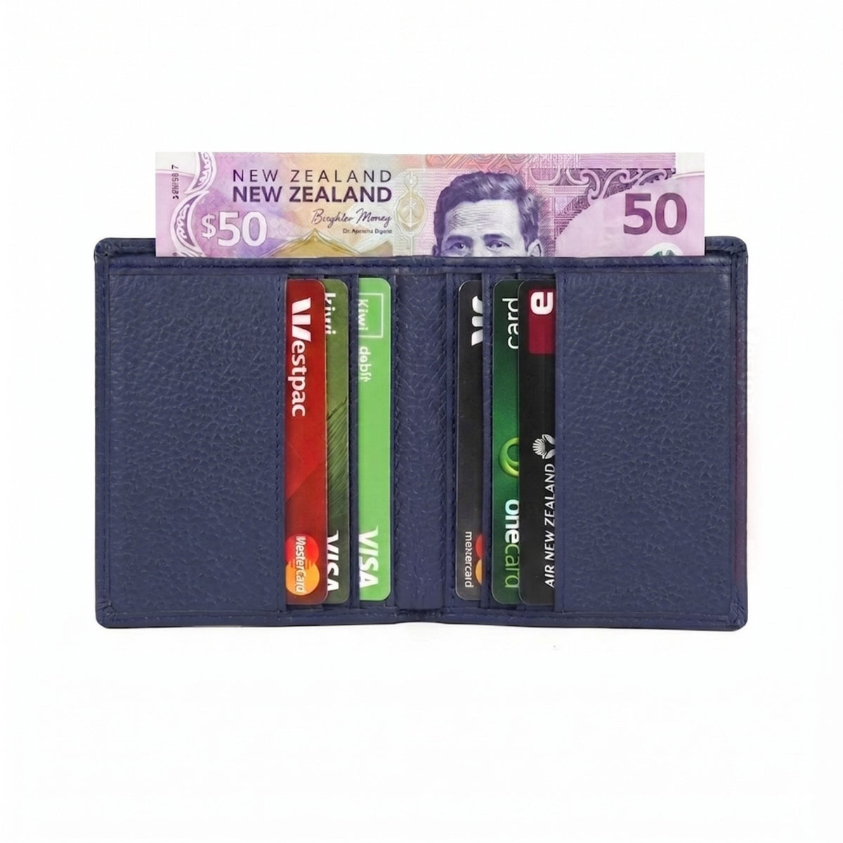 Leather Wallet in NZ | Slim Full-Grain Vertical Bifold(EL-GM-W6)