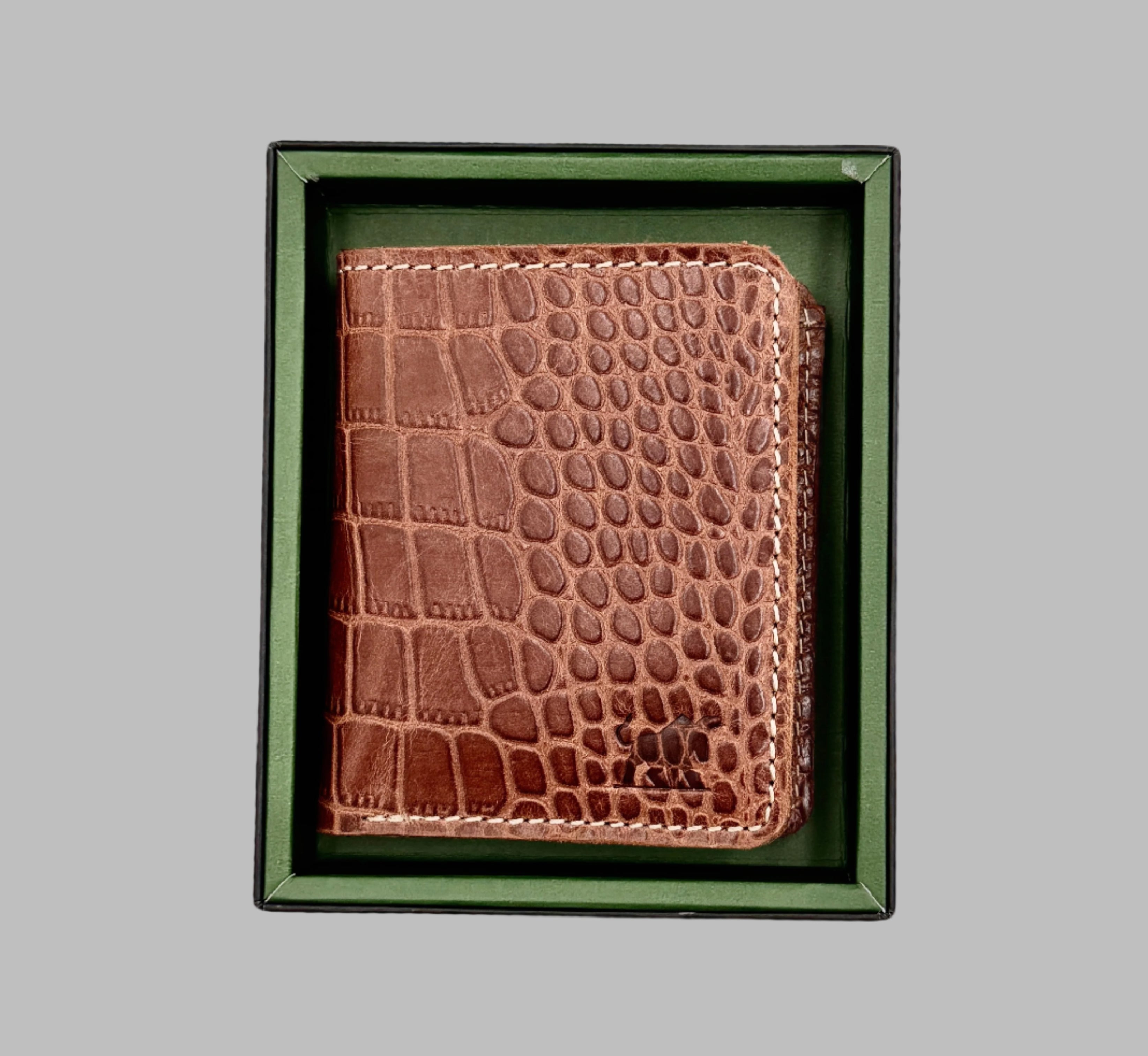 Long Brown Croco Wallet (Croco Wallet 08)