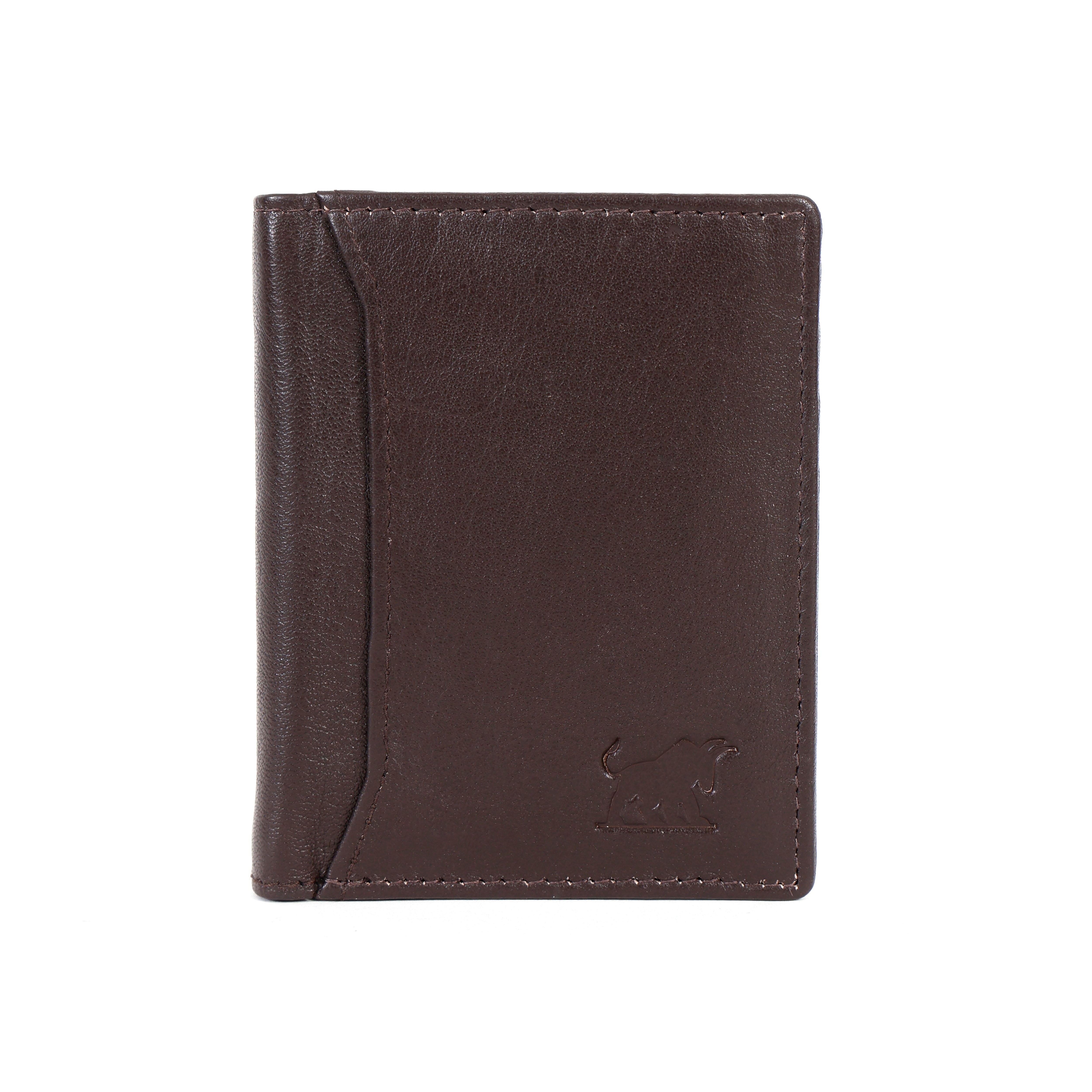 Leather Wallet in NZ | Slim Full-Grain Vertical Bifold (EL-GM-W33)