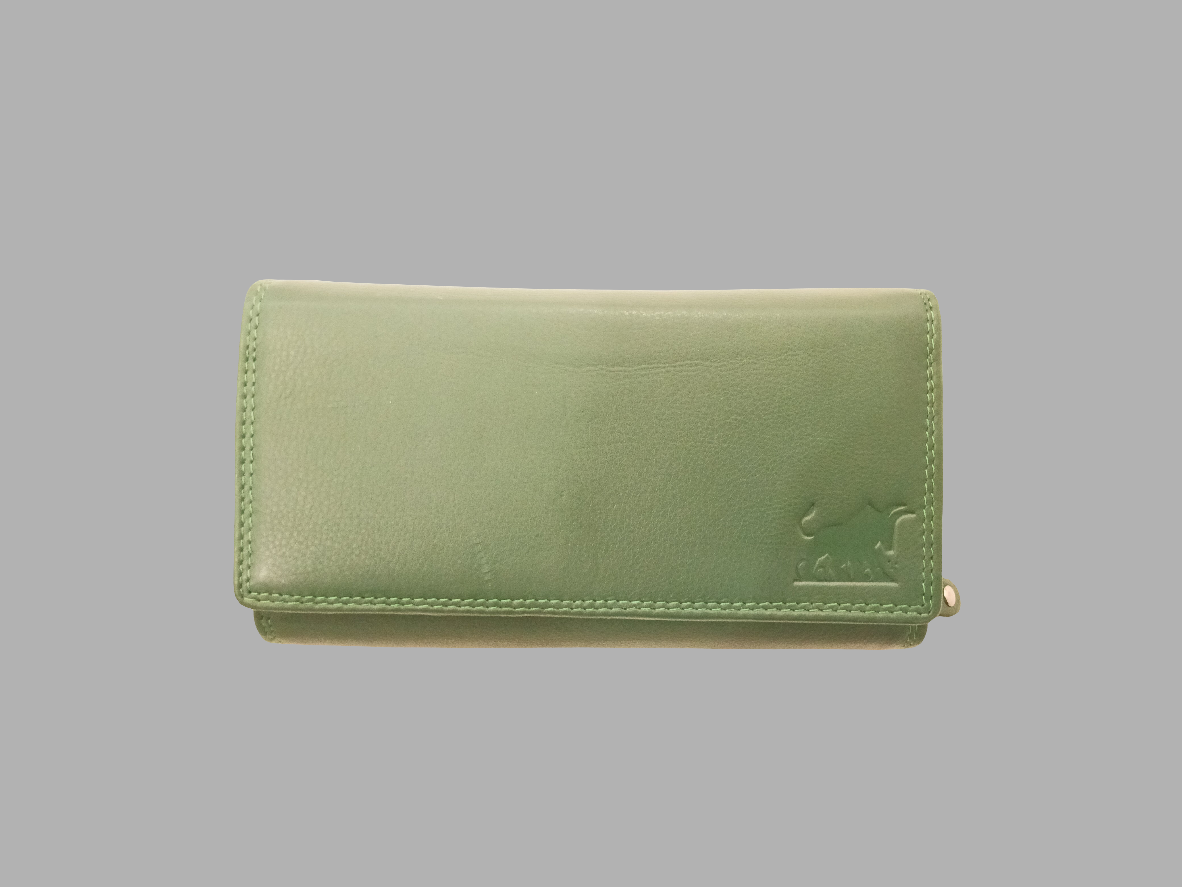 Premium Ladies Leather Clutch Wallet | Stylish RFID Protection