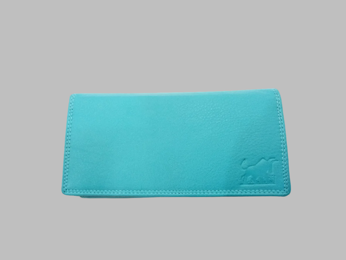 GM Leather Auckland premium women’s long leather wallet exterior with smooth finish