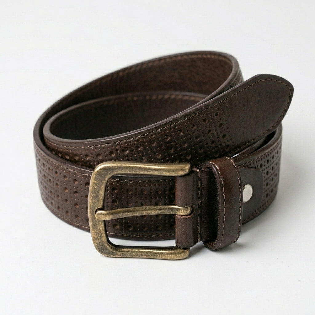 Genuine Luxe Artisan Laser Cut Leather Belt – Elite Edition(35mm)