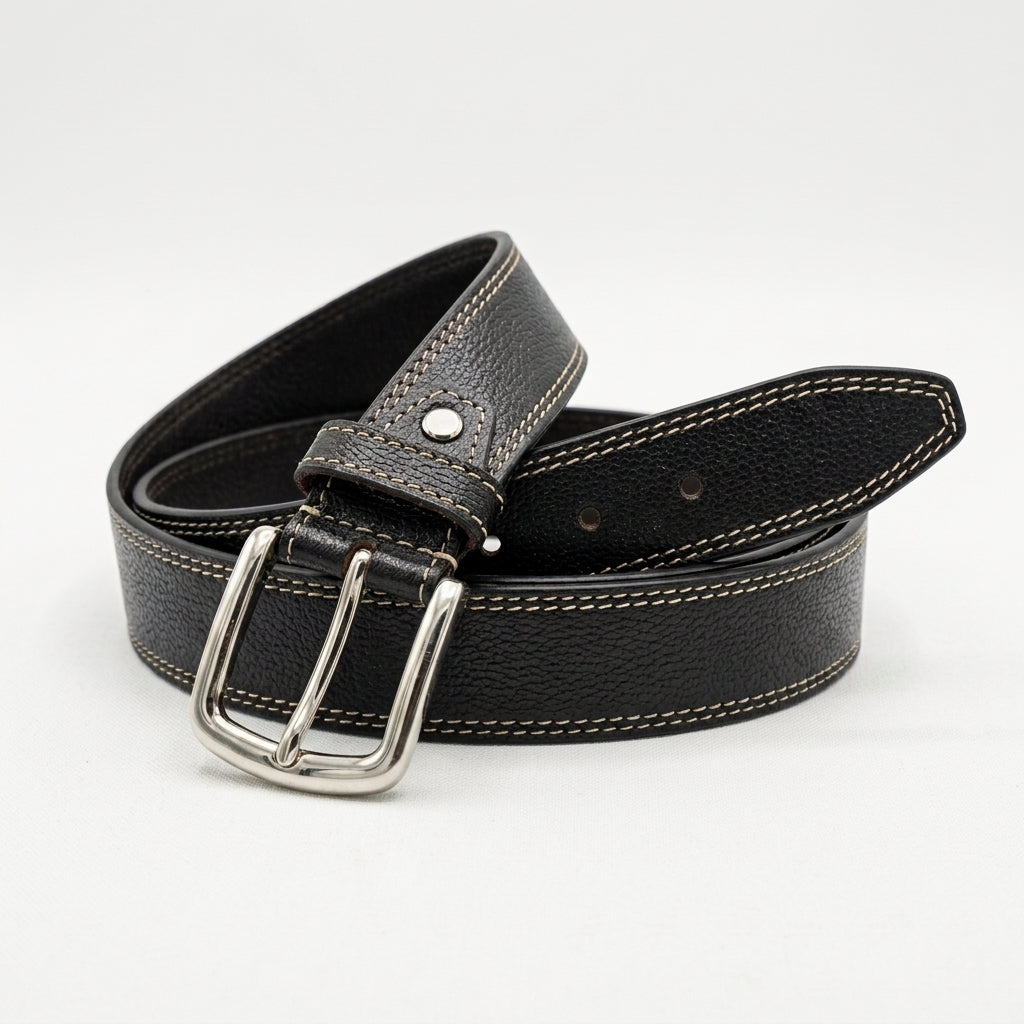 Luxury Full-Grain Leather Belt by NUINGS: Timeless Investment for the Discerning(40mm)