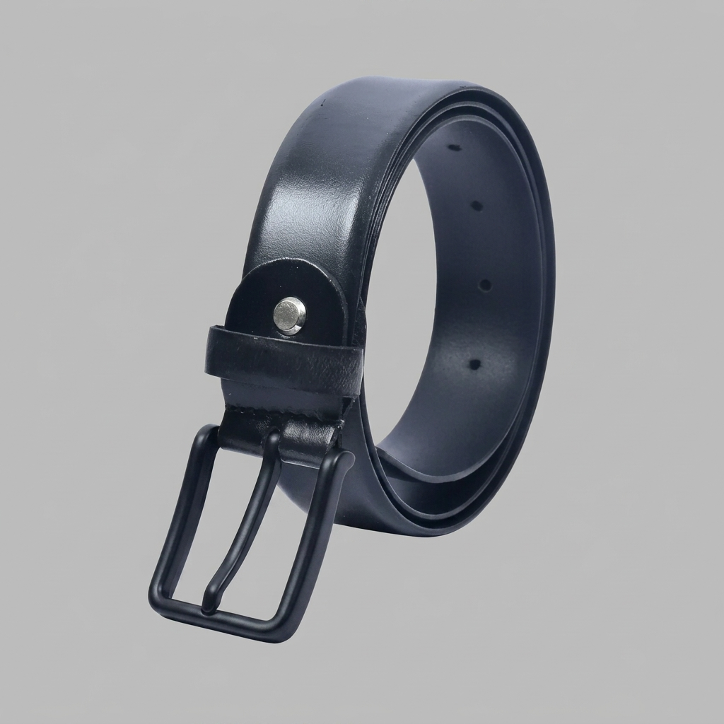 Men's Premium Midnight Blue Leather Belt | Full-Grain Durable | GM Leather 35mm (LB-708)