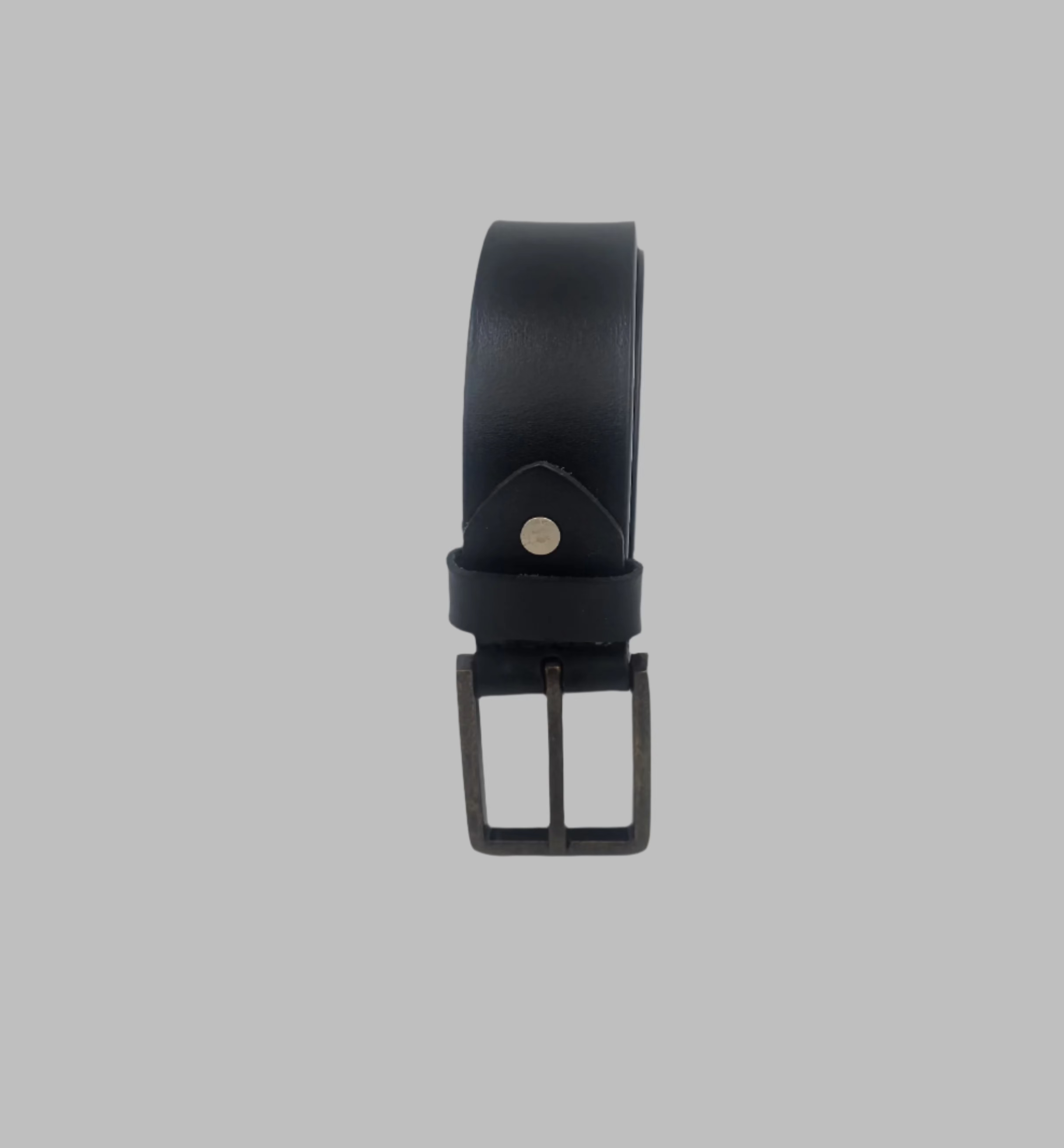 Basic Black Leather Belt 34mm (Monk Belt)