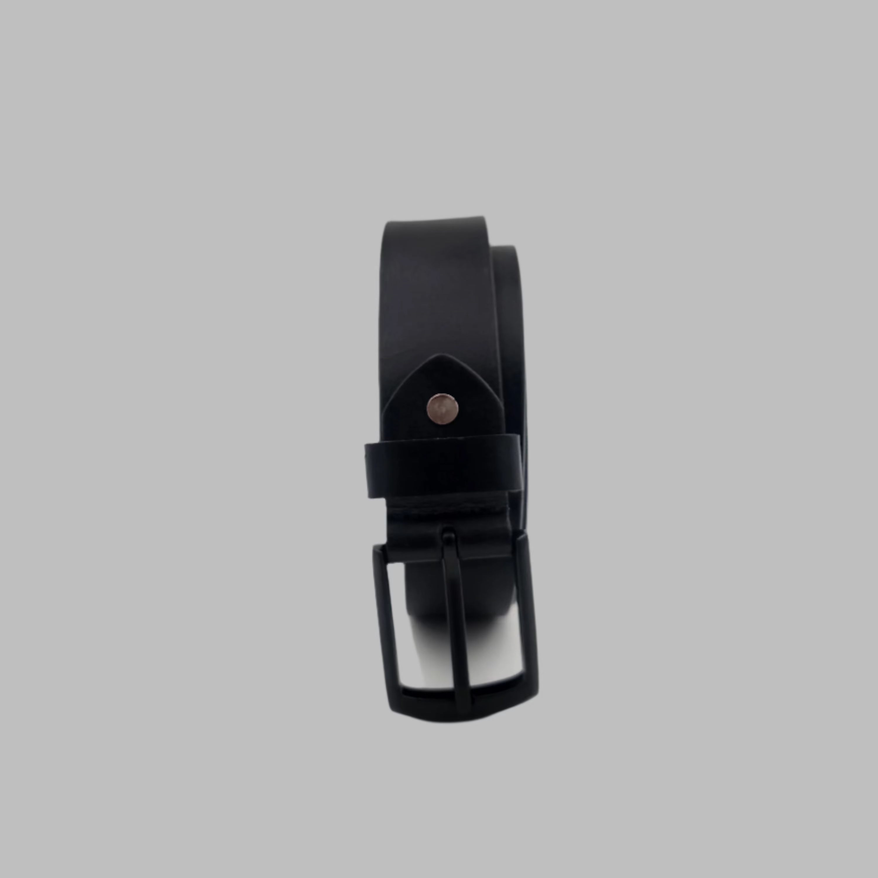 Basic Black Leather Belt 34mm (Monk Belt)